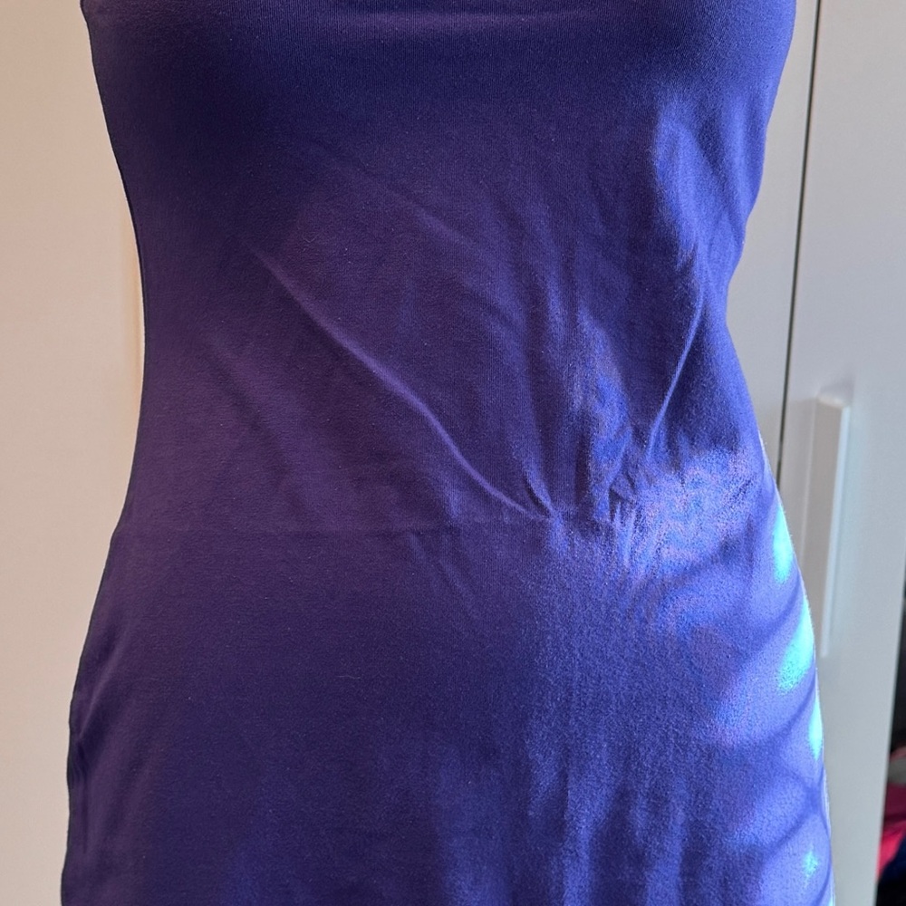 Purple Sleeveless Dress